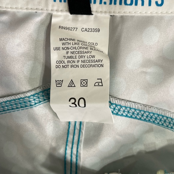 Vans Multi Check Board Shorts Swim Skate Surf Trunks Blue Sz 30 NWT - Picture 7 of 9